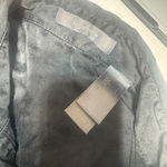 Liz Claiborne Women's Button Up Shirt Blouse Long Sleeve 100% Silk Black Size 10 Photo 4