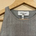 Derek Lam 10 Crosby Gray Silver Metallic Rheya Knit Crop Top Photo 3