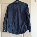 Prince & Fox Blue and White Casual Button Down Shirt Size M Photo 2