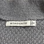 Staccato women's small gray cardigan long sleeve sweater with pockets casual Photo 8