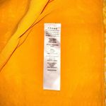 frame denim NWOT Frame Draped Halter Yellow Orange Silk Sleeveless Top MEDIUM Photo 4