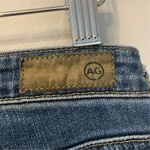 AG Adriano Goldschmied Women's The Stilt Distressed Jeans Size 25 Blue Denim Photo 3