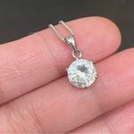 Sterling Silver  925 Necklace & Stud Earrings Set Photo 6