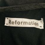 Reformation  Milla black long sleeve bustier neckline fit and flare dress. Size 4 Photo 3