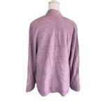 Croft & Barrow  Cardigan Women’s Size M Purple Open Front Long Sleeve Knit Sweater Photo 4