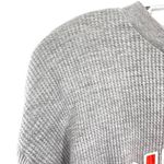 University of Louisville Cardinals Women’s Waffle Knit Thermal Crop Top Gray Size L Photo 8