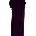 NWT R & M richards Jumpsuit with Overlay and Draped Sleeves PLUM SZ Photo 7