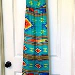 CARAMELA - Tribal Maxi Dress With Open Back! In great condition! 🧡 Photo 0