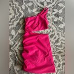 ZARA  One-Shoulder Pink Dress⭐️ Photo 1