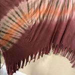 Gypsy Rose  Fringed Tie-Dye Women's Top - Purples and Pinks one size Photo 3