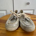 Sperry  top sided Bahama silver sequins boat shoes size 9 Photo 1