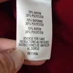 Vintage Casual Corner 90s Red & Black Damask Sleeveless Crop Top Size Small Photo 5