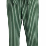 Final Touch  Green Striped Pants Photo 0
