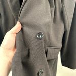 Rachel Zoe Open Deep Brown Blazer Size Extra Large Photo 3