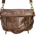 The Sak  Pax Crossbody Purse Brown Leather Bag Adjustable Strap Urban Hippie Boho Photo 0