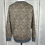 Splendid Cheetah Print Crewneck Sweatshirt-Small Photo 1