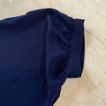 H&M  NWOT Navy Blue Longsleeve Top Sz Small Photo 4
