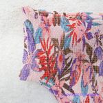 NEW Free People Citrine Dakota aloha blooms floral bikini bottom, size M Purple Size M Photo 8