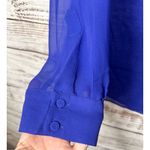 NEW w Tags Erin Fetherston Silk Chiffon Sheer Button Photo 5