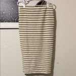 Amanda Uprichard  Black and White Striped Skirt Set Photo 5