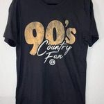 COLE SWINDELL Official Concert Tour Band Merch TEE 90’s Country Women’s M NWOT Black Size M Photo 0