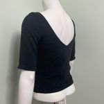 Lululemon  ribbed black top size 10 Photo 2