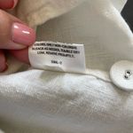 Eileen Fisher  Linen Shirt Jacket size Large White Photo 5