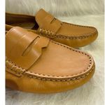 Andacco Leather Penny Loafers Women's Tan Brown Slip On Casual Shoes Size 10 Photo 2