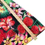 VTG Womens Tropical Print Dress Size 8 Floral Resort Wear Vacation Maximalist Green Photo 10