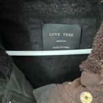 Love Tree Hooded Jacket w/ Faux Fur Trim | Black | Medium Photo 7