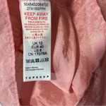 Topshop NEW Taffeta Lantern Mini Skirt Light Pink Size: 8 Photo 3