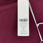 Chico's NWTS Beautiful LS Faux Fur Cuffs Beaded Jeweled Sweater Top Fancy Merlot Photo 3