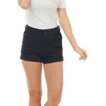 ✨KanCan Black Distressed Cuffed Denim Jean Sz 9/28 Shorts✨ Photo 0