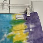 Judy Blue Tie Dye Cut Off Jean Shorts Hippie Los Angeles Size L Photo 6