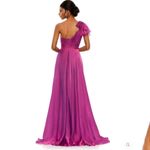 Mac Duggal 67476 Womens PLEATED ONE SHOULDER CHIFFON GOWN Photo 4