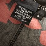 carole little Vintage  red & pink floral 2 piece set button up shirt pants size 4 Photo 3