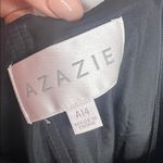 Azazie  Debra Black Chiffon Sleeveless Bridesmaid Maxi Dress A14 Photo 7