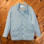 Oversized light blue quilted jacket Size L Photo 0