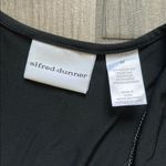 Black and White Open Front Cardigan Size M Photo 1