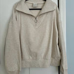 Varley  Cream Half-Zip Photo 0