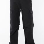 Princess Polly Black Cargo Jeans Photo 0