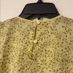 Embroidered Floral Dress with Puff Sleeves Size 12 Photo 3