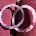 2 Ice Purple Lavender bangles Bracelets Photo 0