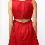Lucca Couture Urban Outfitters Metallic Red Short Dress Cutout Small Photo 7
