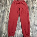Reformation  Women’s Brick Red Crewneck Sweater and Jogger Set Photo 5