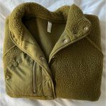 Free People Movement Hit The Slopes Fleece Jacket | Army Green Photo 8