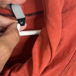 Cynthia Ashby Lagenlook Pumpkin Spice Cotton Cowl Neck Pocket Dress W1767 Sz M Orange Size M Photo 4