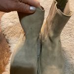 ZARA Boots Pull On Cream Size 37 Flat Sole Ankle Suede Chelsea Photo 11