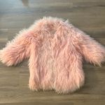 Vintage Northern Lights for Bloomingdales pink lambskin shearling coat Size 2 Photo 5