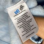 Talbots  Womens Jacket XL Blue High Neck Zips Pockets Fleece Cotton Blend Photo 6